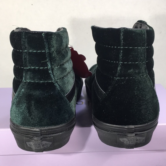 NWT Vans SK8 Hi Top in Velvet Green and Black Women’s 6 - Picture 5 of 10